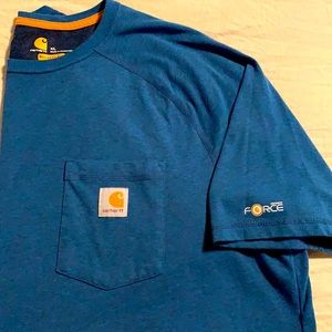 Carhartt relaxed fit teal tshirt sz xl